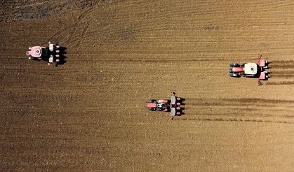 Bilecik'te arazilerini birleştiren 42 çiftçi "Birlikte Üretim Modeli Projesi" ile tarım yapıyor