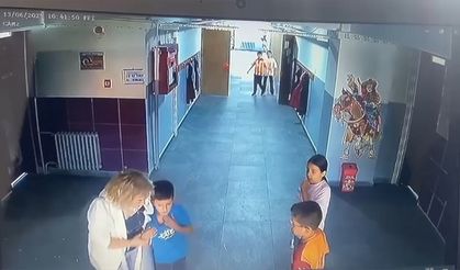 Öğretmen nefes borusuna kraker kaçan öğrenciyi Heimlich manevrasıyla kurtardı