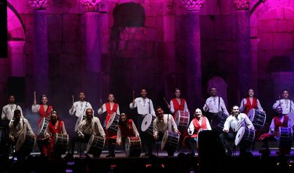 Sagalassos Antik Kenti'nde ilk gece gösterisi "Anadolu Ateşi" ile yapıldı