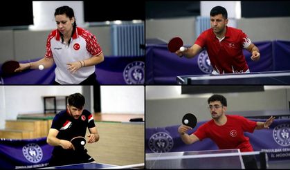 İşitme Engelli Masa Tenisi Milli Takımı, olimpiyatlara madalya hedefiyle hazırlanıyor