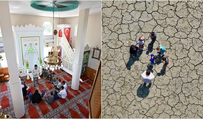 Camide Kur'an okumayı, sahada ise çevre bilinci ve suyun önemini öğreniyorlar