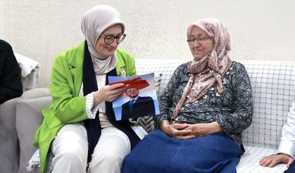 Cumhurbaşkanı Erdoğan'ın "Terörsüz Türkiye" mektubu Mersin'de şehit annesine ulaştı