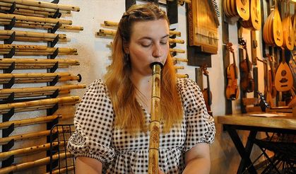 Eskişehirli kadın neyzen geleneksel ezgilere neyiyle nefes veriyor