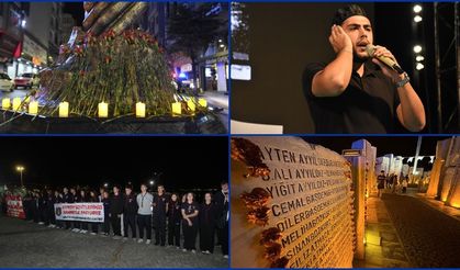 Marmara Depremi'nin 26'ncı yıl dönümünde şehitler için saat 03.02'de sela okundu