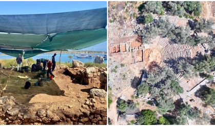Marmaris'teki Kedreai Antik Kenti'nde kazı çalışmaları sürüyor