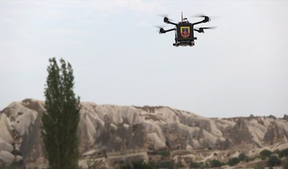 Nevşehir'de bir firma etkin ve hızlı müdahale için "Asayiş dronu" üretti