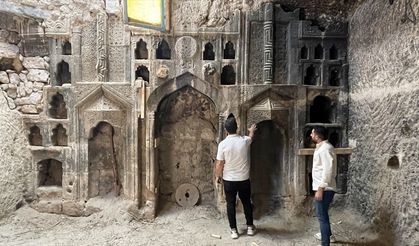 Nevşehir'de temizlenen odunluğun 6 asırlık ibadethane olduğu ortaya çıktı