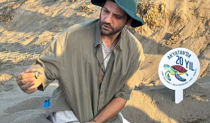 Oyuncu Kaan Urgancıoğlu oğluna da doğa sevgisini aşılıyor