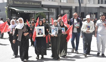 Vanlı aileler DEM Parti binası önündeki 'evlat nöbeti'ni sürdürdü