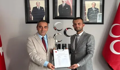 Bilecik’te MHP Pazaryeri İlçe Başkanlığı'na Vedat Çora atandı