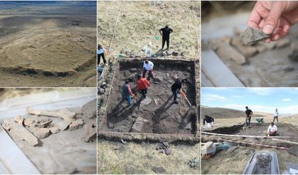 Arkeologlar Ardahan'daki kale kalıntısında 3 bin 500 yıllık tarihi araştırıyor