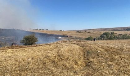 Çorum'da çıkan orman yangınına müdahale ediliyor