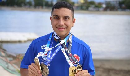 Doktor tavsiyesiyle başladığı yüzmede 2028 Paralimpik Oyunları için kulaç atıyor