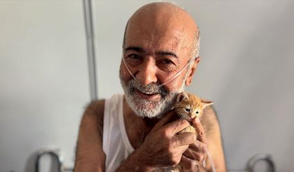 KOAH hastası depremzede oksijen cihazından ayrıldığı saatlerde sahipsiz hayvanları besliyor