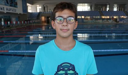 Yüzmede 30 madalyası olan 13 yaşındaki Güney Okal, başarılarına yenilerini eklemek istiyor