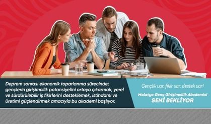 Malatya Genç Girişimcilik Akademisi 28 Mart'ta Başlıyor