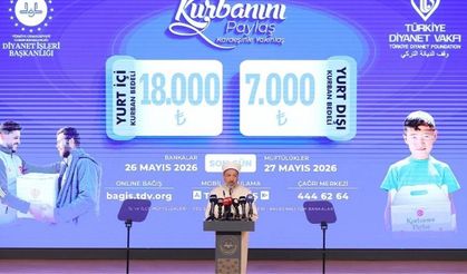 Diyanet 2026 Vekaletle Kurban Bedellerini Açıkladı