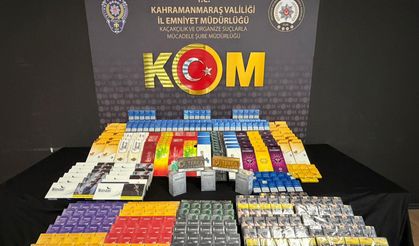 Kahramanmaraş'ta Kaçakçılık Operasyonu: Binlerce Kaçak Sigara Ele Geçirildi