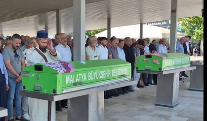 Malatya'daki Aile Faciasında Anne ve Kız Son Yolculuğuna Uğurlandı