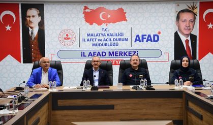AFAD Koordinasyon Toplantısında Malatya'nın Yeniden İnşa Süreci Değerlendirildi