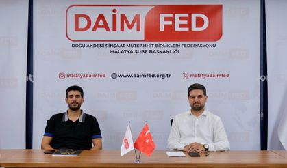 Malatya'da Yapı Güvenliği İçin Ortak Masa: DAİMFED ve Yapı Denetim Birliği Harekete Geçti
