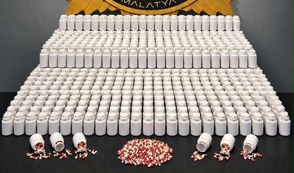 Malatya'da Uyuşturucu Operasyonu: 44 Bin 616 Hap Ele Geçirildi