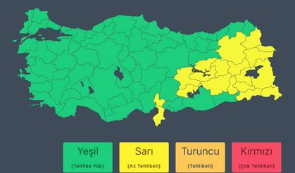 Meteorolojiden Malatya İçin Kuvvetli Yağış Uyarısı