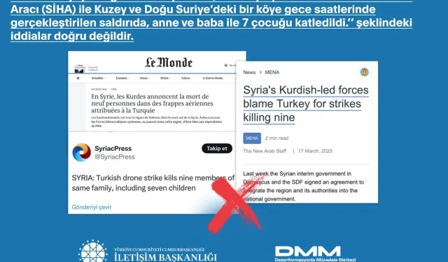 Türkiye SİHA'sı Suriye'ye saldırdı iddialarına açıklama