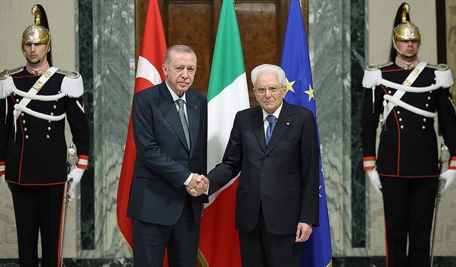 Cumhurbaşkanı Erdoğan, İtalya Cumhurbaşkanı Mattarella ile görüştü
