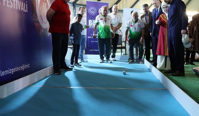 Cumhurbaşkanı Erdoğan'dan 7. Etnospor Kültür Festivali'ne ziyaret