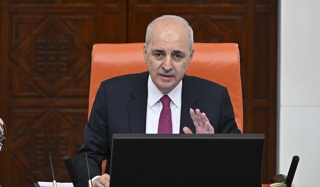 TBMM Başkanı Kurtulmuş'tan, Meclis Genel Kurulunda "Filistin" açıklaması
