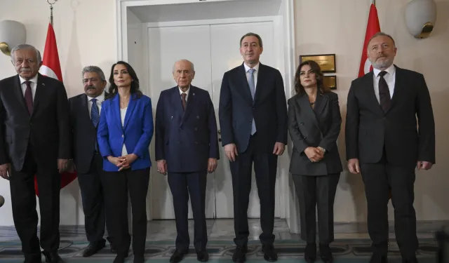 MHP lideri Bahçeli, DEM heyetini kabul etti
