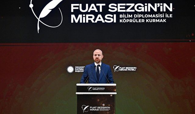 Bilal Erdoğan, "Fuat Sezgin'in Mirası: Bilim Diplomasisi ile Köprüler Kurmak" panelinde konuştu