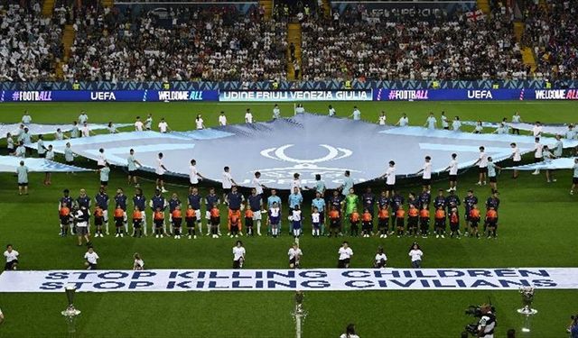 UEFA bir kez daha katilin 'İsrail' olduğunu söyleyemedi