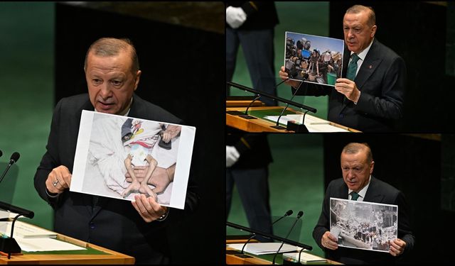 AA muhabirleri, Cumhurbaşkanı Erdoğan'ın BM'de Gazze'de çektikleri fotoğrafları göstermesinden gurur duydu