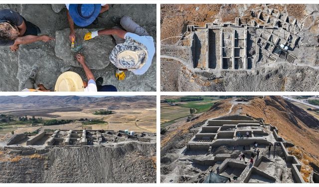 Çavuştepe Kalesi'nde savaşlarda kullanılan sapan taşları bulundu