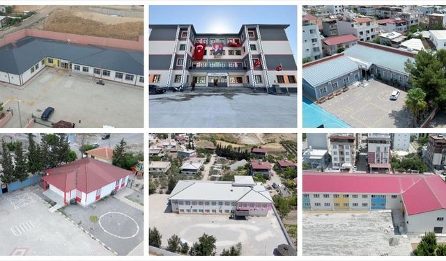 Hatay ve Adana'da 6 Şubat depremlerinin ardından 234 yeni okul inşa edildi