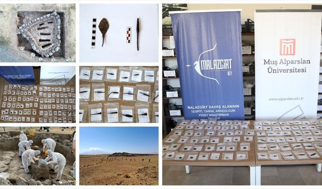 'Malazgirt'in izini süren uzmanlar 1000'in üzerinde metal savaş objesi buldu