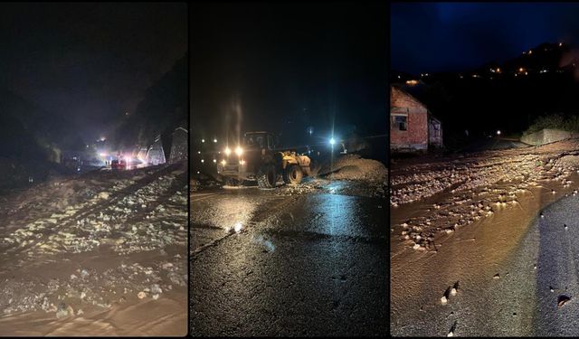 Trabzon'da sağanak hayatı olumsuz etkiledi