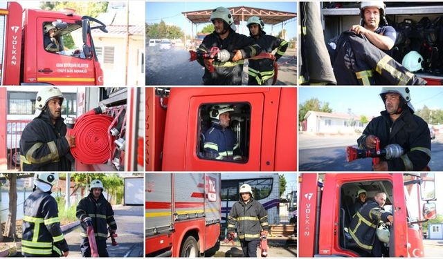 Yangında ölen babasının izinden gidip başladığı itfaiyecilikte 12 yılı geride bıraktı