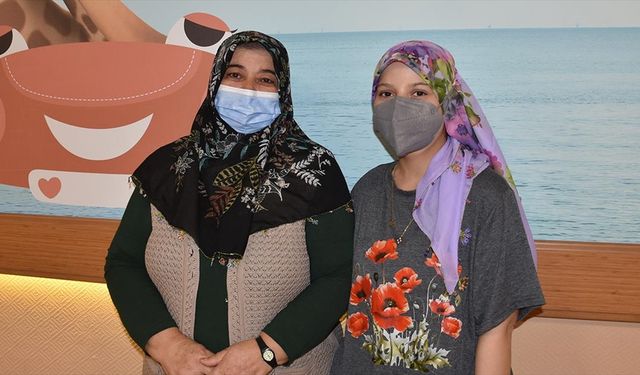 Genç kız ablasından alınan ilikle yaşama tutundu