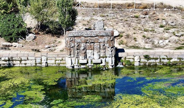 Hititlerin 3200 yıllık su anıtı kuraklıktan etkilenmedi
