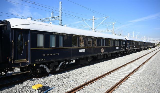 Paris'ten yola çıkan Orient Express, yılın ikinci seferi için Türkiye'de