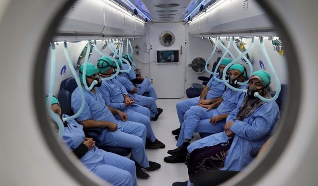 Sivas'taki 'Hiperbarik Oksijen Tedavi Merkezi'nden 400 hasta faydalandı