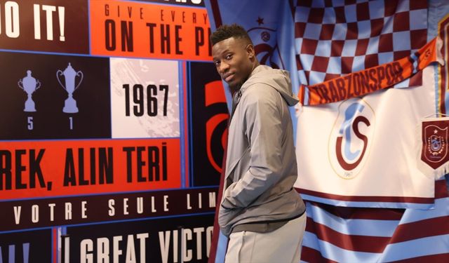 Trabzonspor'un deneyimli kalecisi Onana'dan kariyeriyle ilgili değerlendirme