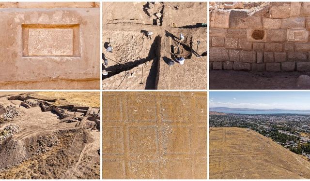 Van'da antik kent kalıntısında yeni kitabeler ortaya çıkarıldı