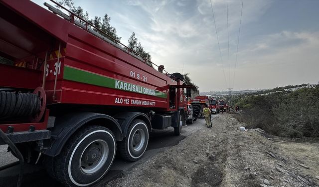 Adana'da çıkan orman yangını söndürüldü