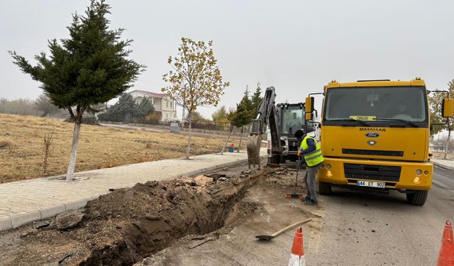 Arguvan'da doğalgaz çalışmaları başladı