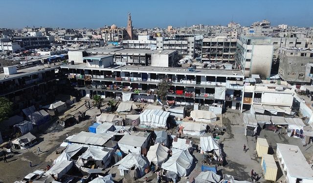 BM: Gazze'de yerinden edilmiş 75 bin Filistinli UNRWA'ya ait 100'ü aşkın binaya sığınmış