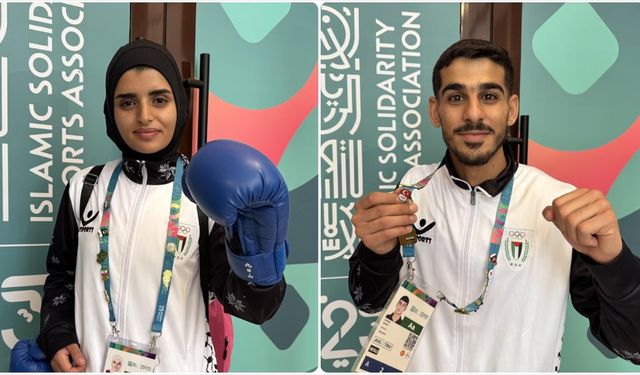 Filistinli sporcular Fahima ile Ahmed, yaşam mücadelelerini AA'ya anlattı